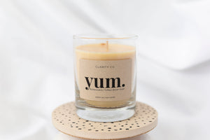 Yum - Scented Soy Candle - Premium Crystals + Gifts from Clarity Co. - NZ's Favourite Online Crystal Shop