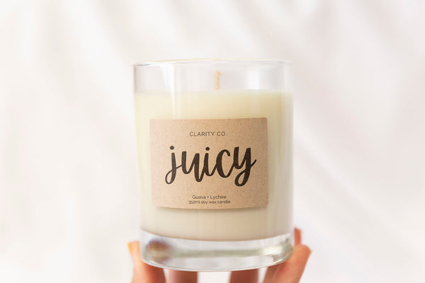 Juicy - Scented Soy Candle - Premium Crystals + Gifts from Clarity Co. - NZ's Favourite Online Crystal Shop
