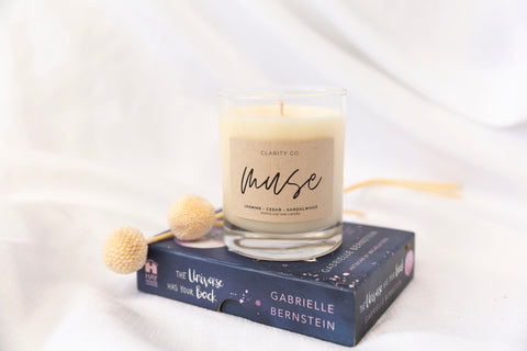 Muse - Scented Soy Candle - Premium Crystals + Gifts from Clarity Co. - NZ's Favourite Online Crystal Shop