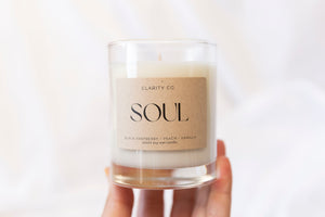 Soul - Scented Soy Candle - Premium Crystals + Gifts from Clarity Co. - NZ's Favourite Online Crystal Shop