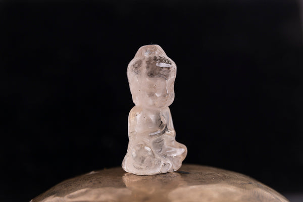 Clear Quartz Buddha