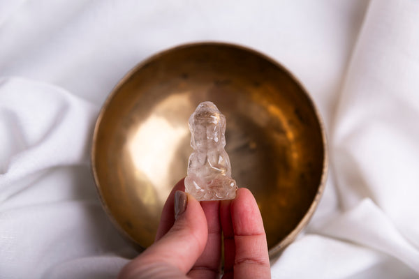 Clear Quartz Buddha