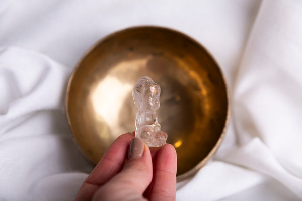 Clear Quartz Buddha