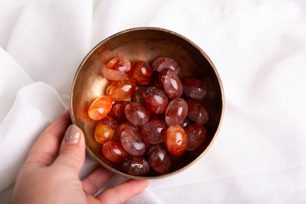 Fire Quartz Tumblestones (A Grade)