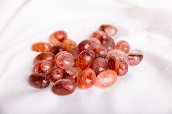 Fire Quartz Tumblestones (A Grade)