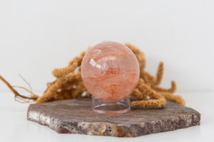 Fire Quartz Sphere #2 - Premium Crystals + Gifts from Clarity Co. - NZ's Favourite Online Crystal Shop