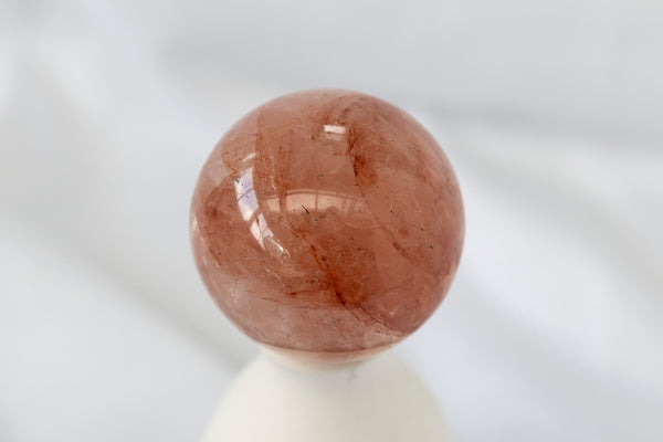 Fire Quartz Sphere #3 - Premium Crystals + Gifts from Clarity Co. - NZ's Favourite Online Crystal Shop