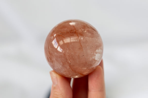 Fire Quartz Sphere #3 - Premium Crystals + Gifts from Clarity Co. - NZ's Favourite Online Crystal Shop