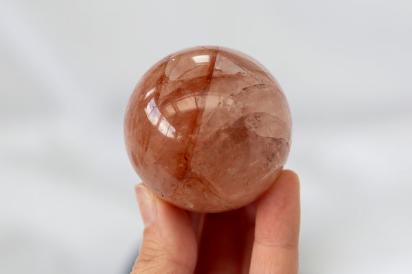 Fire Quartz Sphere #3 - Premium Crystals + Gifts from Clarity Co. - NZ's Favourite Online Crystal Shop