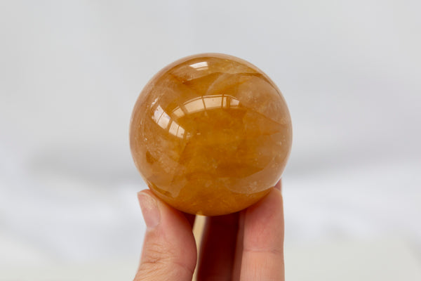 Golden Healer Sphere #5 - Premium Crystals + Gifts from Clarity Co. - NZ's Favourite Online Crystal Shop