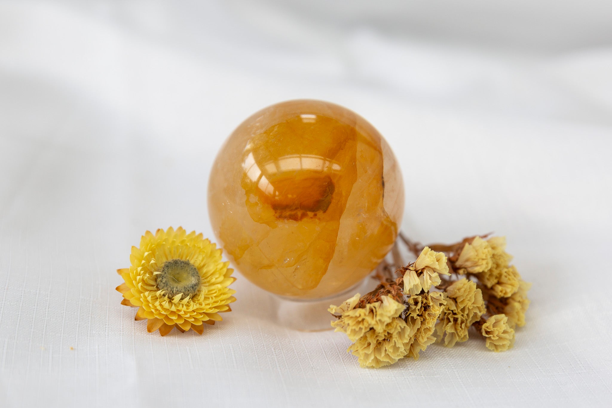 Golden Healer Sphere #6 - Premium Crystals + Gifts from Clarity Co. - NZ's Favourite Online Crystal Shop