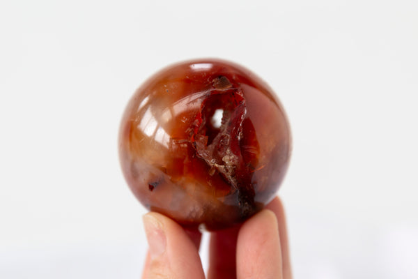 Carnelian Sphere #9 - Premium Crystals + Gifts from Clarity Co. - NZ's Favourite Online Crystal Shop