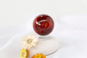 Carnelian Sphere #10 - Premium Crystals + Gifts from Clarity Co. - NZ's Favourite Online Crystal Shop