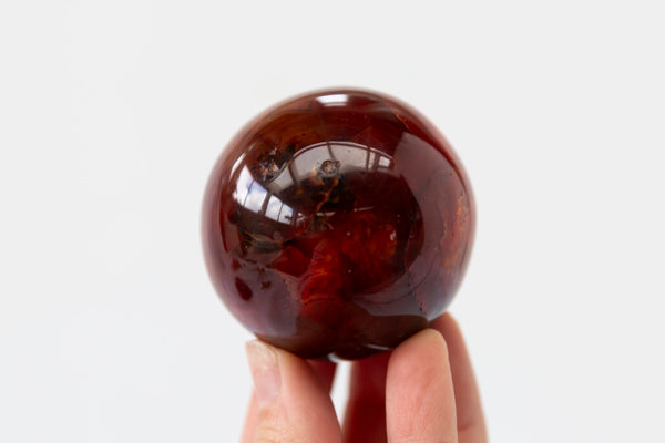 Carnelian Sphere #10 - Premium Crystals + Gifts from Clarity Co. - NZ's Favourite Online Crystal Shop