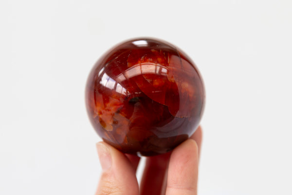 Carnelian Sphere #10 - Premium Crystals + Gifts from Clarity Co. - NZ's Favourite Online Crystal Shop