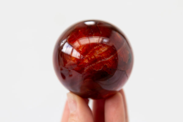 Carnelian Sphere #10 - Premium Crystals + Gifts from Clarity Co. - NZ's Favourite Online Crystal Shop