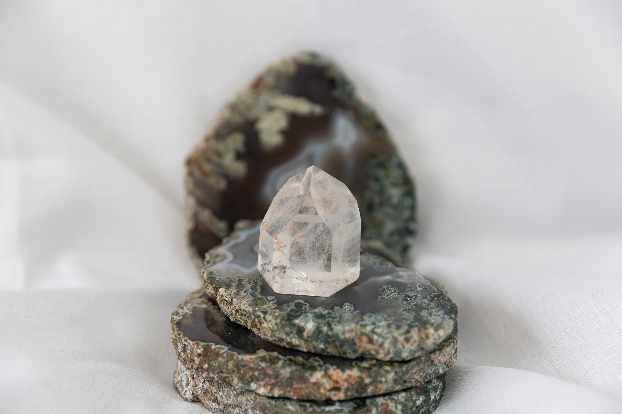 Clear Quartz Chunky Polished Point #4 - Premium Crystals + Gifts from Clarity Co. - NZ's Favourite Online Crystal Shop