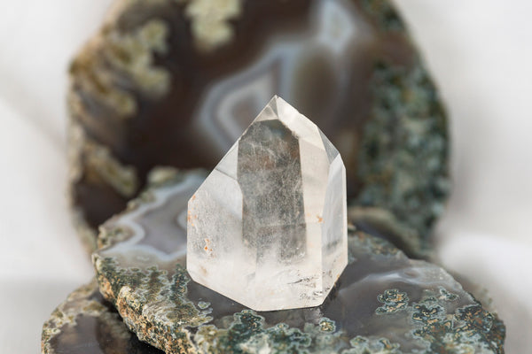 Clear Quartz Chunky Polished Point #4 - Premium Crystals + Gifts from Clarity Co. - NZ's Favourite Online Crystal Shop