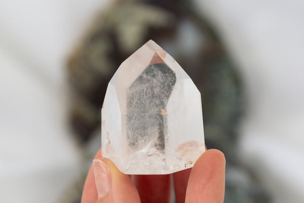 Clear Quartz Chunky Polished Point #4 - Premium Crystals + Gifts from Clarity Co. - NZ's Favourite Online Crystal Shop