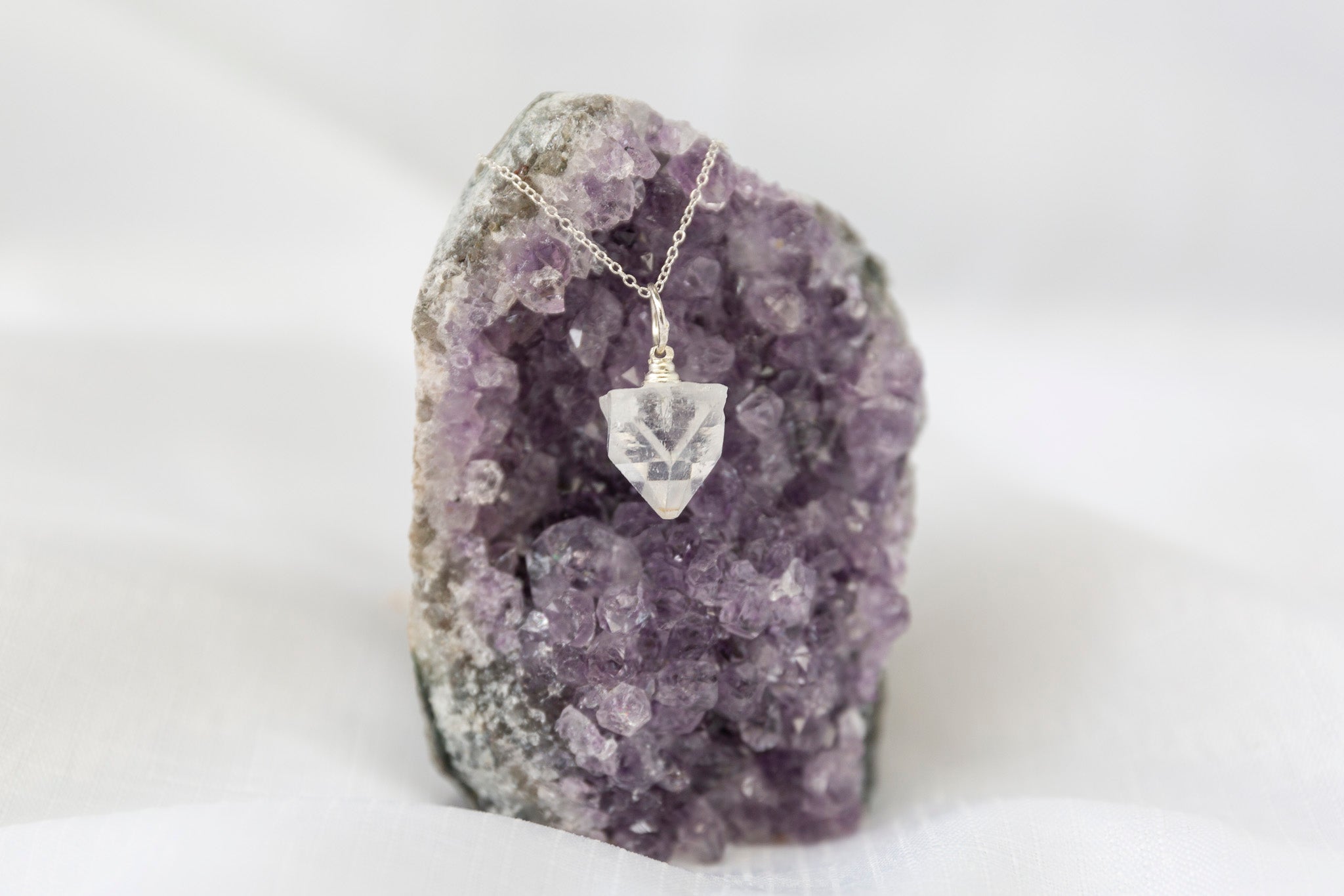 Apophyllite Point Necklace - Premium Crystals + Gifts from Clarity Co. - NZ's Favourite Online Crystal Shop