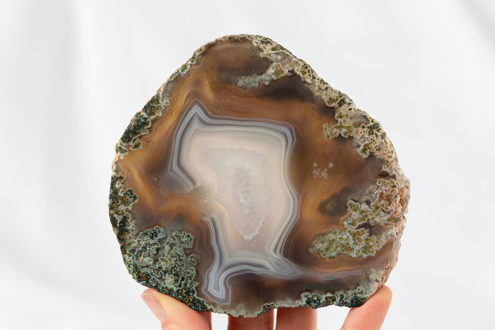 Moss Agate Slab #3 - Premium Crystals + Gifts from Clarity Co. - NZ's Favourite Online Crystal Shop