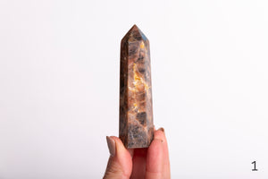 Black Moonstone Polished Points - Premium Crystals + Gifts from Clarity Co. - NZ's Favourite Online Crystal Shop