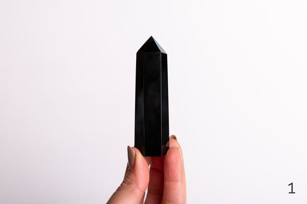 Black Obsidian Polished Points - Premium Crystals + Gifts from Clarity Co. - NZ's Favourite Online Crystal Shop