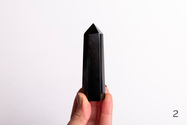 Black Obsidian Polished Points - Premium Crystals + Gifts from Clarity Co. - NZ's Favourite Online Crystal Shop