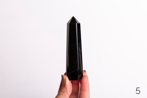 Black Obsidian Polished Points - Premium Crystals + Gifts from Clarity Co. - NZ's Favourite Online Crystal Shop