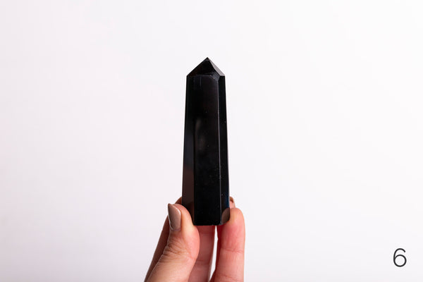 Black Obsidian Polished Points - Premium Crystals + Gifts from Clarity Co. - NZ's Favourite Online Crystal Shop