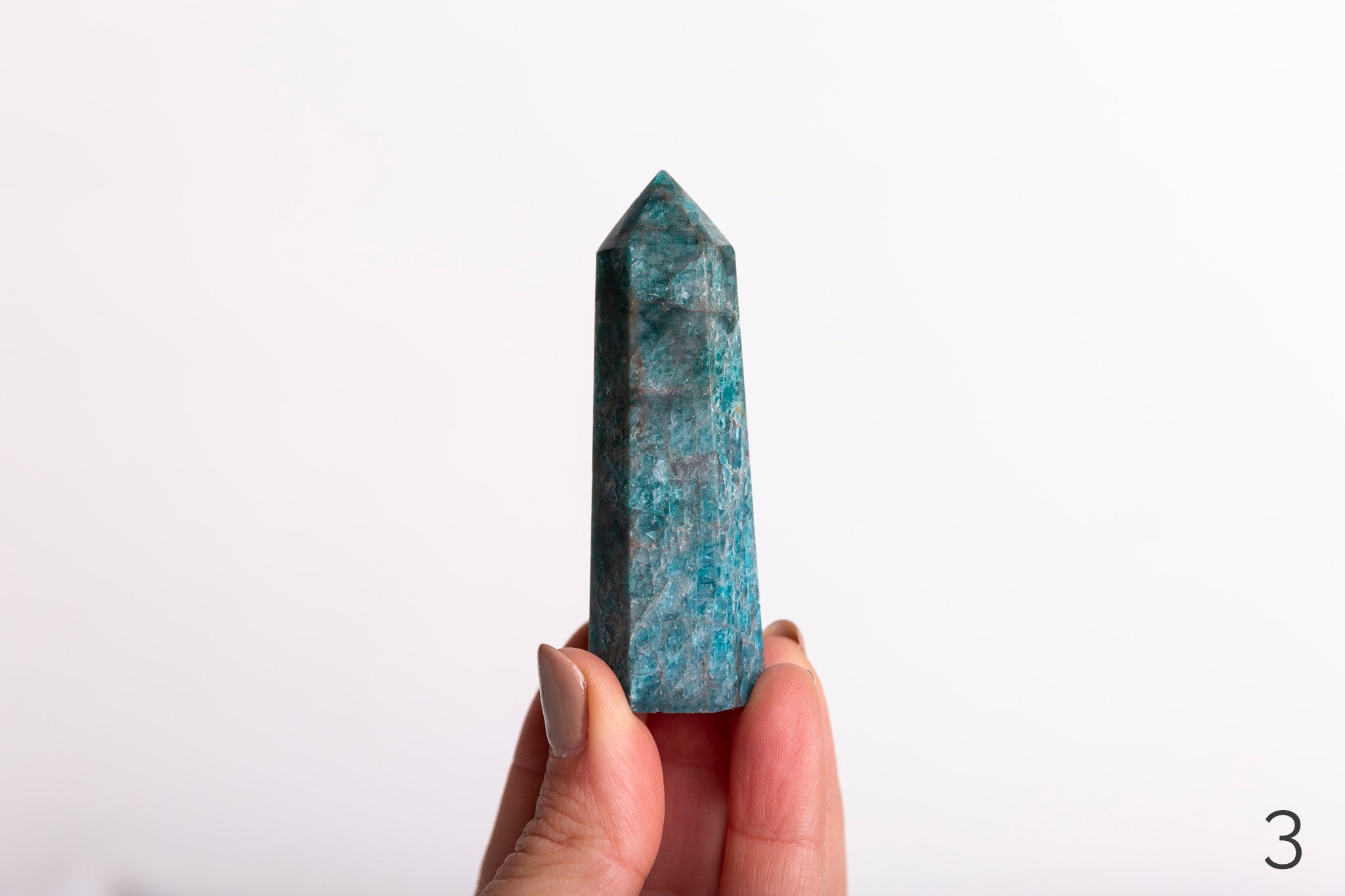 Blue Apatite Polished Points - Premium Crystals + Gifts from Clarity Co. - NZ's Favourite Online Crystal Shop