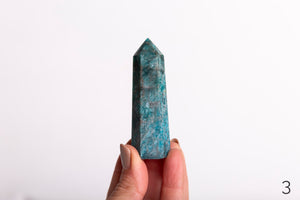 Blue Apatite Polished Points - Premium Crystals + Gifts from Clarity Co. - NZ's Favourite Online Crystal Shop