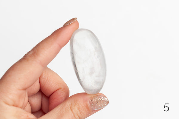 Clear Quartz Palmstones - Premium Crystals + Gifts from Clarity Co. - NZ's Favourite Online Crystal Shop