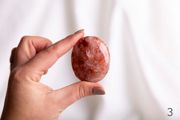 Fire Quartz Palmstones - Premium Crystals + Gifts from Clarity Co. - NZ's Favourite Online Crystal Shop