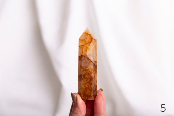 Golden Healer Polished Points - Premium Crystals + Gifts from Clarity Co. - NZ's Favourite Online Crystal Shop