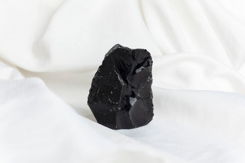 Black Obsidian Cut Base #2 - Premium Crystals + Gifts from Clarity Co. - NZ's Favourite Online Crystal Shop