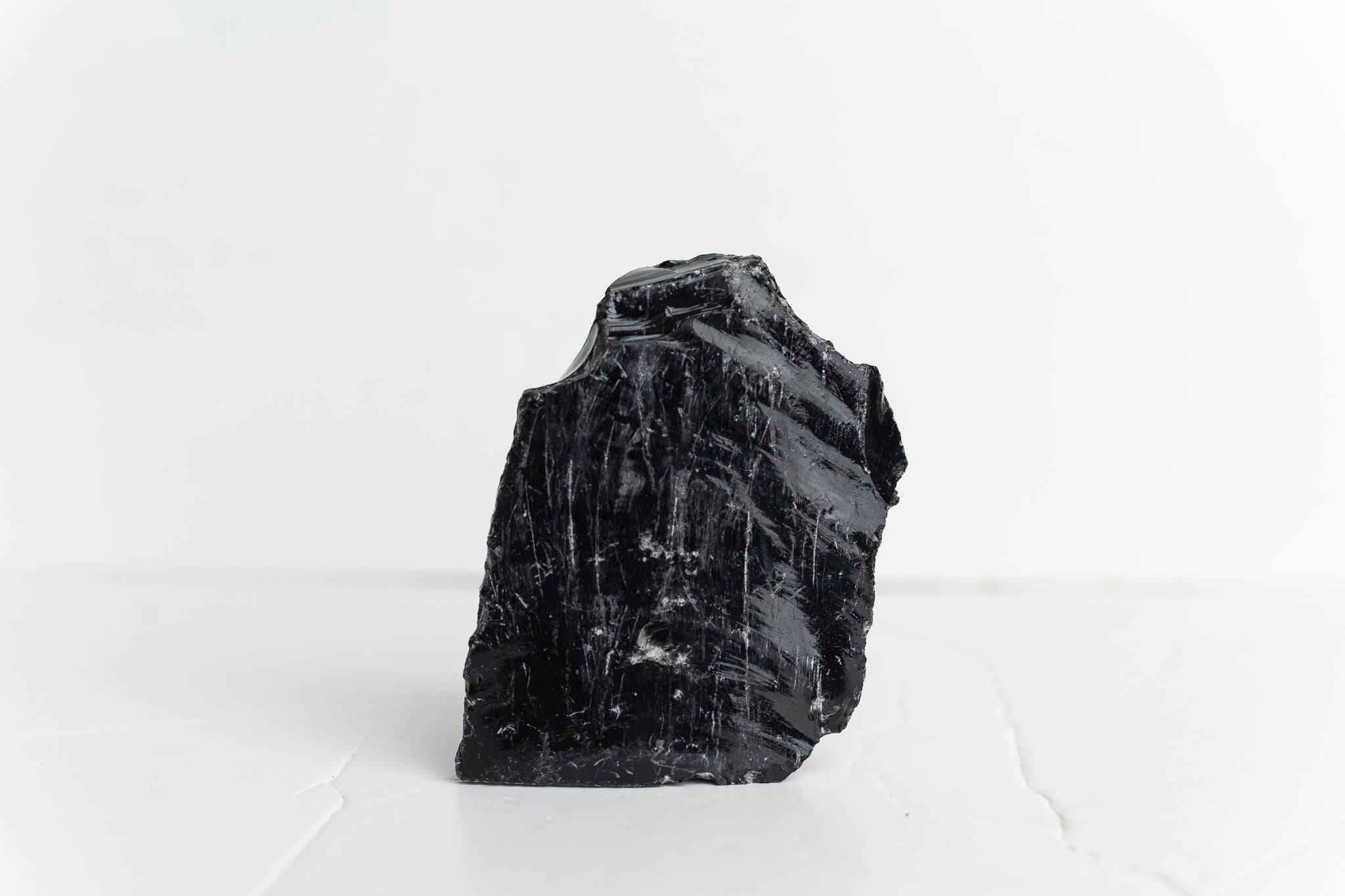 Black Obsidian Cut Base #3 - Premium Crystals + Gifts from Clarity Co. - NZ's Favourite Online Crystal Shop