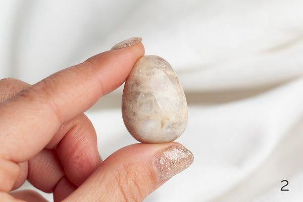 Moonstone/Sunstone Tumbles - Premium Crystals + Gifts from Clarity Co. - NZ's Favourite Online Crystal Shop