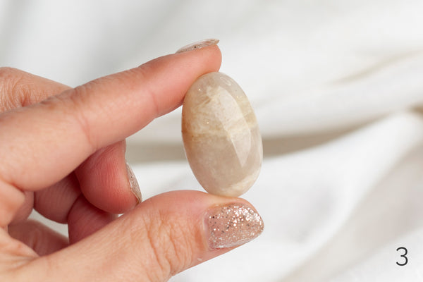 Moonstone/Sunstone Tumbles - Premium Crystals + Gifts from Clarity Co. - NZ's Favourite Online Crystal Shop