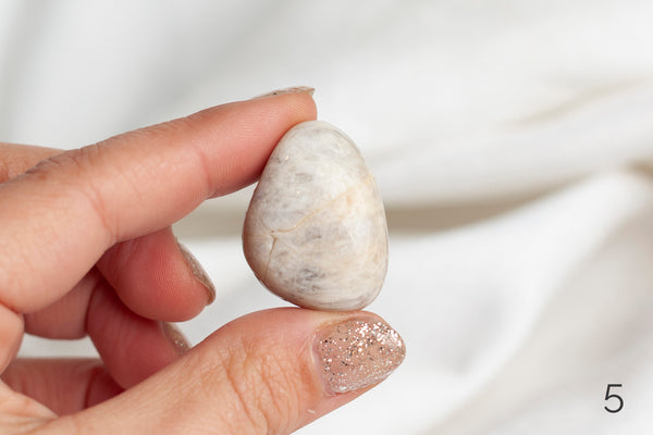 Moonstone/Sunstone Tumbles - Premium Crystals + Gifts from Clarity Co. - NZ's Favourite Online Crystal Shop