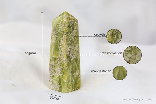 Serpentine Tower - Premium Crystals + Gifts from Clarity Co. - NZ's Favourite Online Crystal Shop