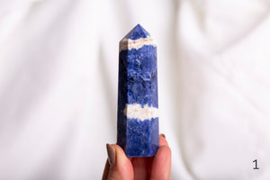 Sodalite Polished Points - Premium Crystals + Gifts from Clarity Co. - NZ's Favourite Online Crystal Shop