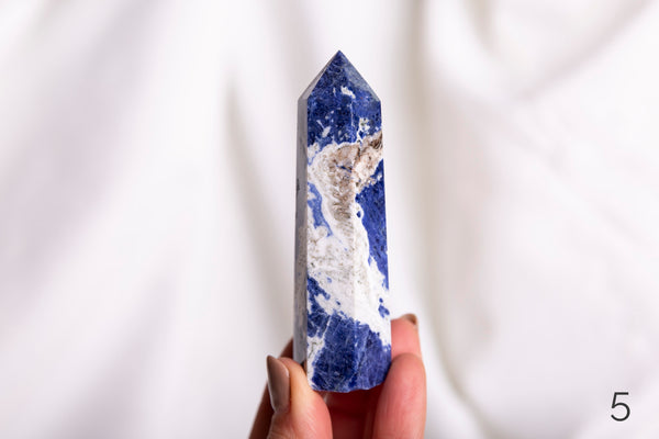 Sodalite Polished Points - Premium Crystals + Gifts from Clarity Co. - NZ's Favourite Online Crystal Shop