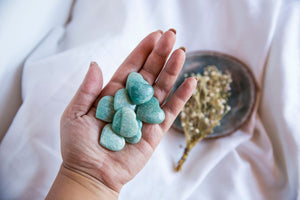 Amazonite Small Hearts - Premium Crystals + Gifts from Clarity Co. - NZ's Favourite Online Crystal Shop