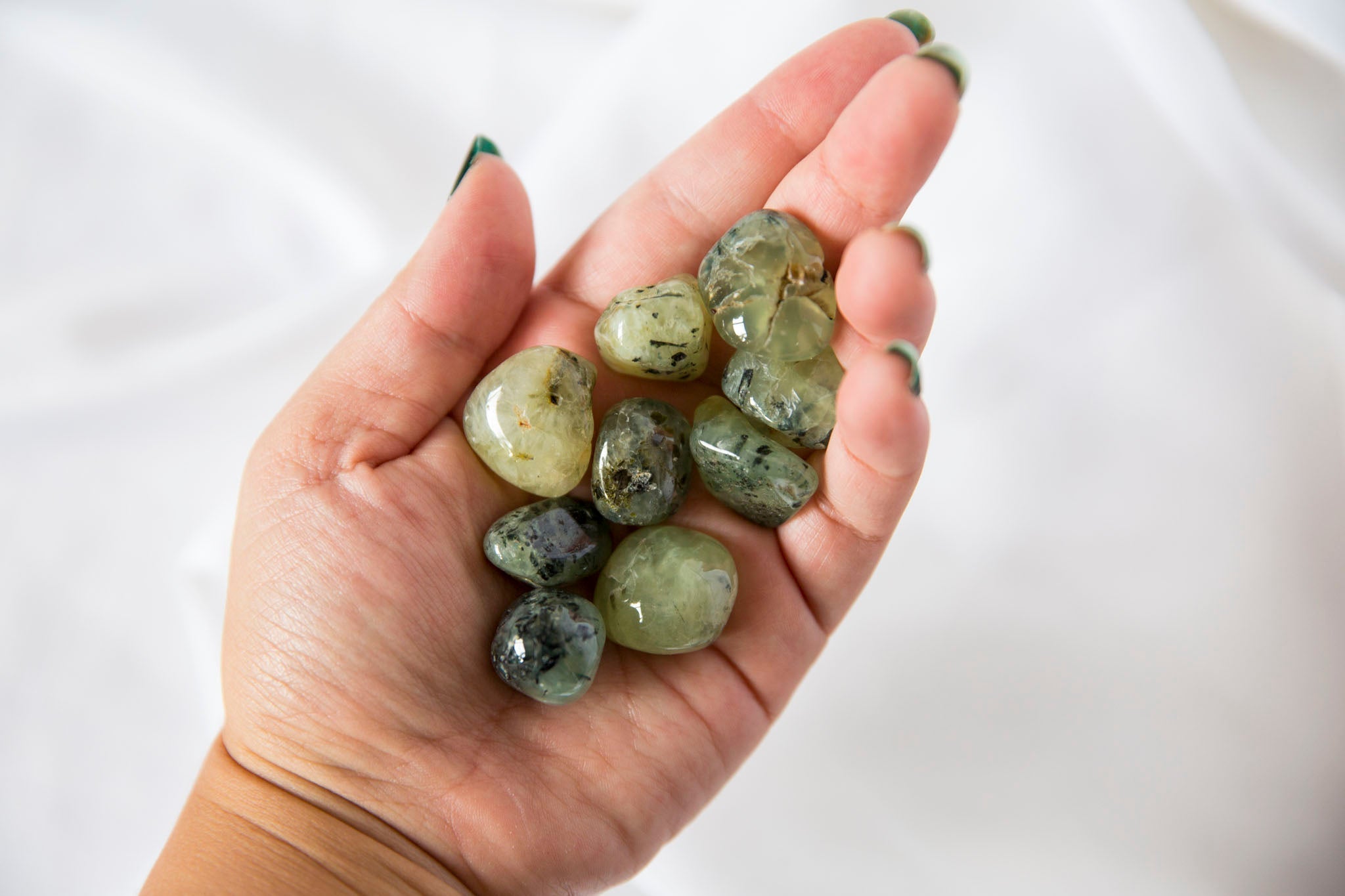 Prehnite Tumblestones - Premium Crystals + Gifts from Clarity Co. - NZ's Favourite Online Crystal Shop