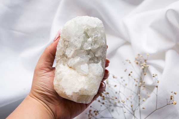 Glass Apophyllite Cluster #3 - Premium Crystals + Gifts from Clarity Co. - NZ's Favourite Online Crystal Shop